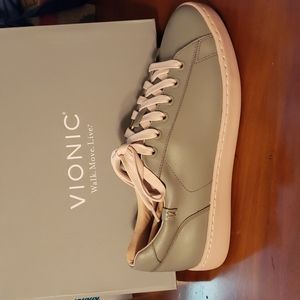 Vionic leather sneakers
